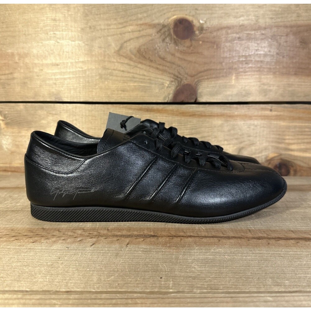 NEW Mens 7 / Womens 8 adidas Y-3 Japan 'Triple Black' Low Top Sneakers IE1450